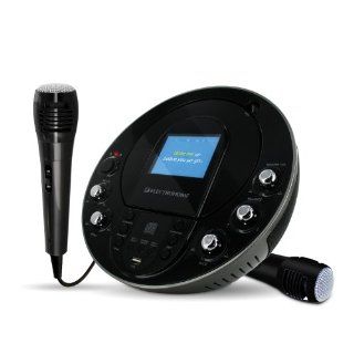 Electrohome EAKAR535 Portable Karaoke CD+G/G Player Speaker System with 3.5" Screen, USB,  Input & Bonus Additional Electrohome EAKARMIC Dynamic Karaoke Microphone Musical Instruments