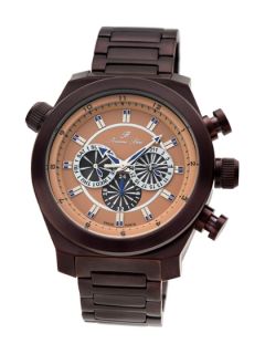 Mens Sydney Dark Brown Watch by Porsamo Bleu