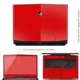 Decalrus Matte Protective Decal Skin Skins Sticker (Matte Finish) for Alienware M18X case cover Mat_M18X 535 Computers & Accessories