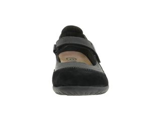 Naot Footwear Kirei Black Suede Leather Combination