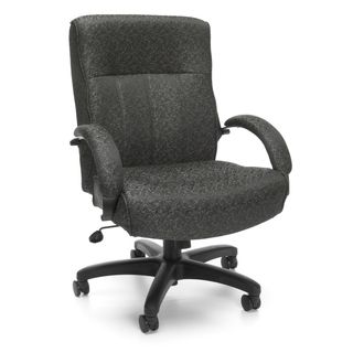 Big   Tall Black/ Grey Executive Chair