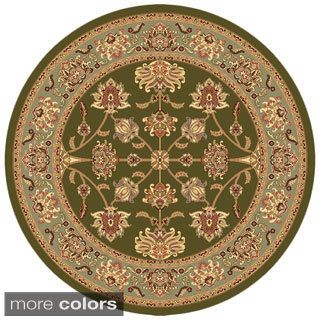 New Vision Kashan Traditional Round Floral Rug (53)