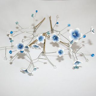 flower blossom hair pins by artruly