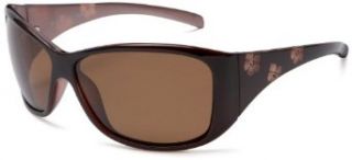 Sunbelt Women's Halo 535 Oversized Sunglasses,Black/Gold Frame/Grey Lens,one size Clothing