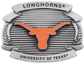 Officially Licensed Oversize University of Texas Longhorns NCAA Logo Belt Buckle   Sports Fan Buckles