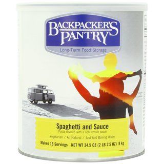Backpackers Pantry Can Spaghetti And Sauce
