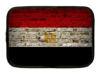 Egypt Flag Brick Wall Design Neoprene Sleeve   Fits all iPads and Tablets Computers & Accessories