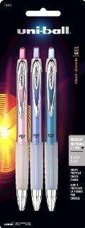 uni ball 207 Limited Edition Retractable Gel Pens, 3 Black Ink Pens in Assorted Colors (73809)  Gel Ink Rollerball Pens 