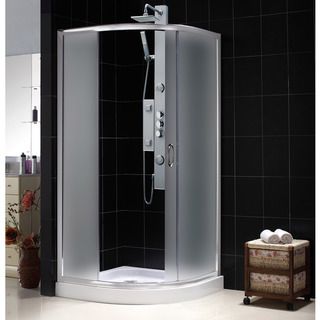 Dreamline Solo Sliding Shower Enclosure And 38x38 inch Shower Tray