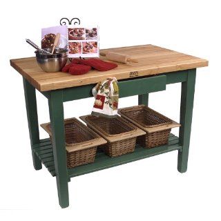 Rectangular Work Table (36 x 24 Natural w/o Shelf) Home & Kitchen
