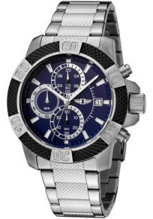 I by Invicta 41691 003  Watches,Mens Chronograph Blue Dial Stainless Steel, Chronograph I by Invicta Quartz Watches