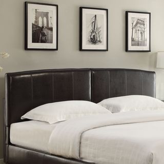 Arched Chocolate Upholstered Headboard