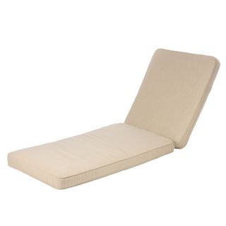 Kokomo Teak / Sunbrella Fabric Outdoor Sunlounger Hinged Cushion Set