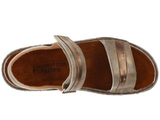 Naot Footwear Milano Vintage Beige Leather Brass Leather