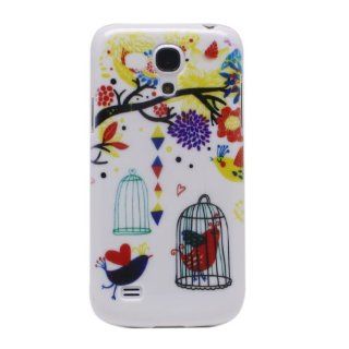 Funny Birdcage Owl Hard Back Case Cover for Samsung Galaxy S4 S Iv Mini I9195 I9190 Cell Phones & Accessories