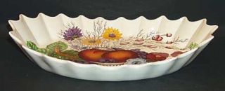 Spode Reynolds Jubilee Platter, Fine China Dinnerware   Fruits & Flowers In  Cen