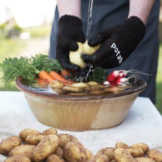 Danesco Skrub'a Vegetable Scrubbing Gloves Kitchen & Dining