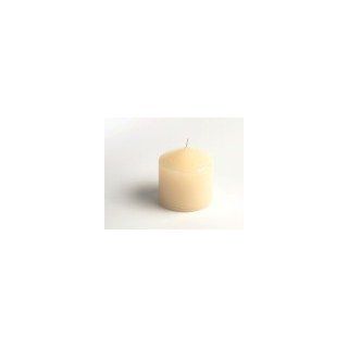 Ivory Citronella 3 inch Pillar Candles (set of 2)