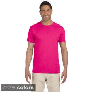 Gildan Mens Softstyle Fashion T shirt Navy Size 3XL