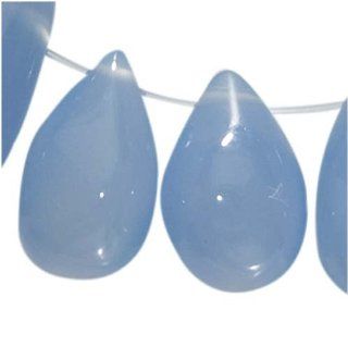 Blue Chalcedony Teardrop Beads (Dyed) 8 12.5mm (20 Beads) Arts, Crafts & Sewing