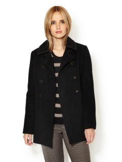 Maribel Mohair Double Breasted Peacoat by Tocca