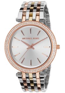 Michael Kors MK3203  Watches,Womens Silver Dial Tri Tone Stainless Steel, Casual Michael Kors Quartz Watches