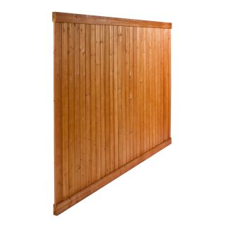 NatureWood White Cedar Flat Top Wood Fence Panel (Common 8 ft x 6 ft; Actual 5.79 ft x 7.9 ft)