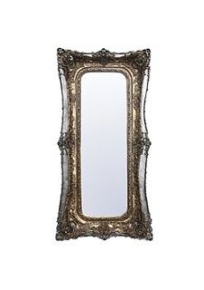 gold baroque carved effect wall mirror by made with love designs ltd