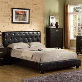 Eastern King Size Concord Espresso Finish Bed Frame Set Home & Kitchen
