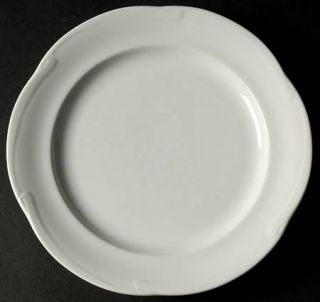 Christian Dior Provence Blanc Salad Plate, Fine China Dinnerware   All White
