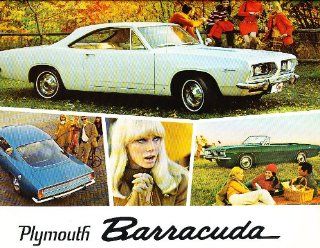 1967 Plymouth Barracuda Canadian Original Sales Brochure Catalog  Barracuda Car  