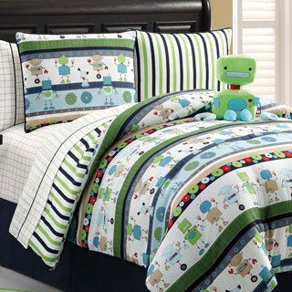 Robbie The Robot 9 piece Bed In A Bag With Sheet Set