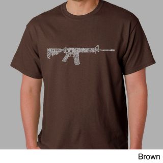 Los Angeles Pop Art Mens Ar 15 Second Amendment T shirt