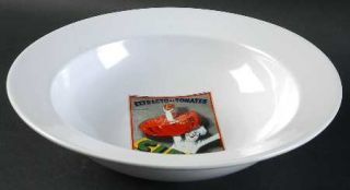Pottery Barn Vintage Posters 10 Individual Pasta Bowl, Fine China Dinnerware  