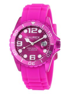 Womens Neon Purple Silicone Watch by Haurex