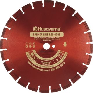 Husqvarna Wet Diamond Asphalt Blade — 18in., Model# Banner Line Red 450B-R, 18  Diamond Blades