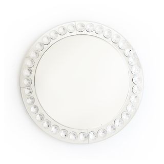 Clear Beaded 13 inch Charger Plate