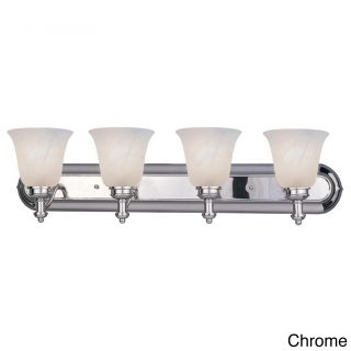 Z lite Hollywood 4 light Vanity Fixture With White Swirl Glass