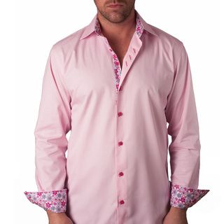 Giorgio Bellini Mens Valentino Pink Cotton Button front Shirt