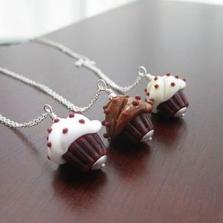 cupcake necklace  by evy designs