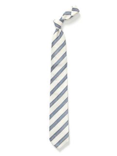 Silk and Linen Stripped Tie by Daniel Dolce