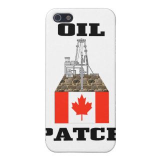 Canadian Oil Patch,Oil Rigs,Flag,Maple Leaf iPhone 5 Cover