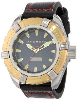 ANDROID Men's AD552BGK Stratus Analog Japanese Quartz Black Watch Watches