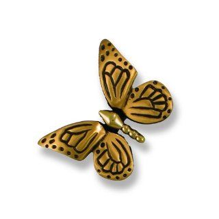 Michael Healy Designs MHR17 Monarch Butterfly Doorbell Ringer, Brass/Bronze   Doorbell Push Buttons  