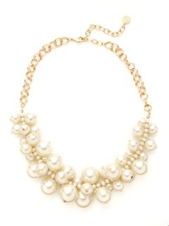 Resin Pearl Cluster Necklace by R.J. Graziano