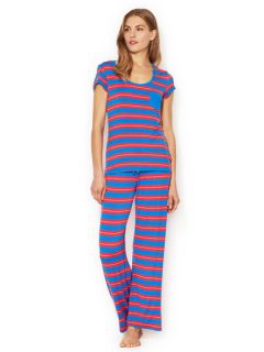 Indo Stripe Jersey Pajama Set by Josie
