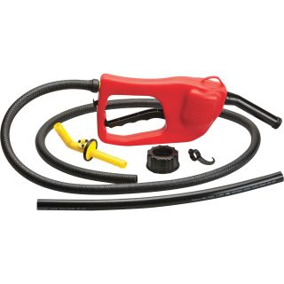 Flo ’N Go Maxflo Siphon and Pump — With 60In. Hose, Model# 06799  Fuel Nozzles