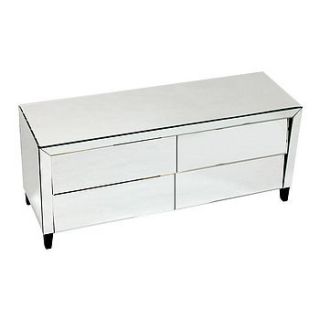 low mirrored sideboard chest by out there interiors