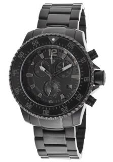 Swiss Legend 10063 BB 11  Watches,Sergeant Black IP Steel Chronograph Black Dial & Bezel, Casual Swiss Legend Quartz Watches