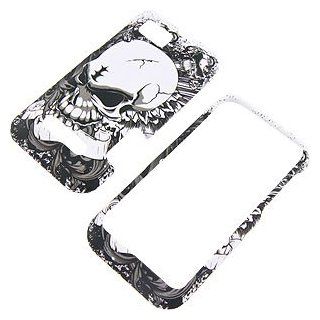 Angry Skull Protector Case for Motorola DEFY XT XT556 Cell Phones & Accessories